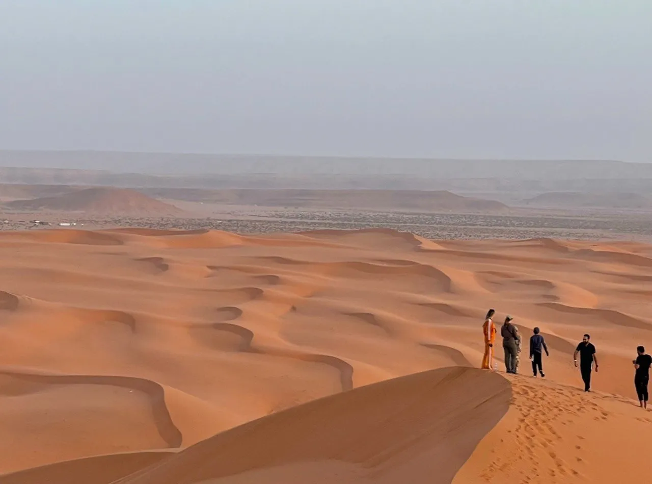 Red Sand Dunes (Alnakhlah compound )